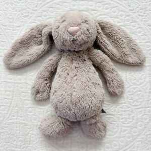 Jellycat 12" Old Style Bashful Bunny Plush with Whiskers,‎ Beige